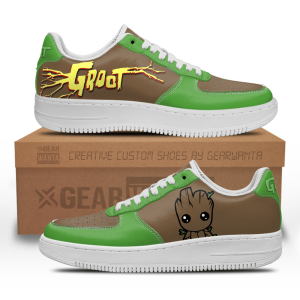 Groot Super Hero Custom Air Sneakers QD22 1 - PerfectIvy