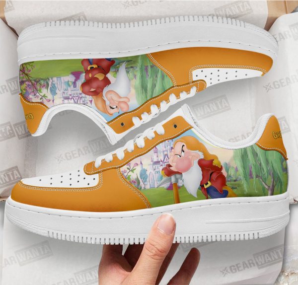 Grumpy Snow White And 7 Dwarfs Custom Air Sneakers Qd12 2 - Perfectivy