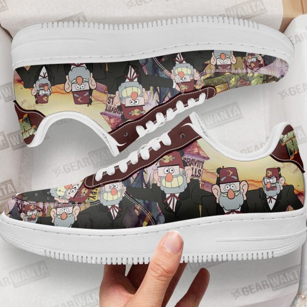 Grunkle Stan Gravity Falls Air Sneakers Custom Cartoon Shoes 1 - Perfectivy