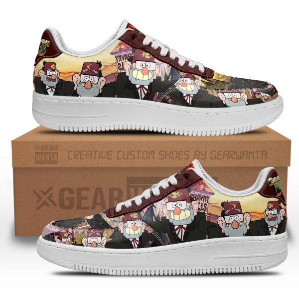 Grunkle Stan Gravity Falls Air Sneakers Custom Cartoon Shoes 2 - Perfectivy