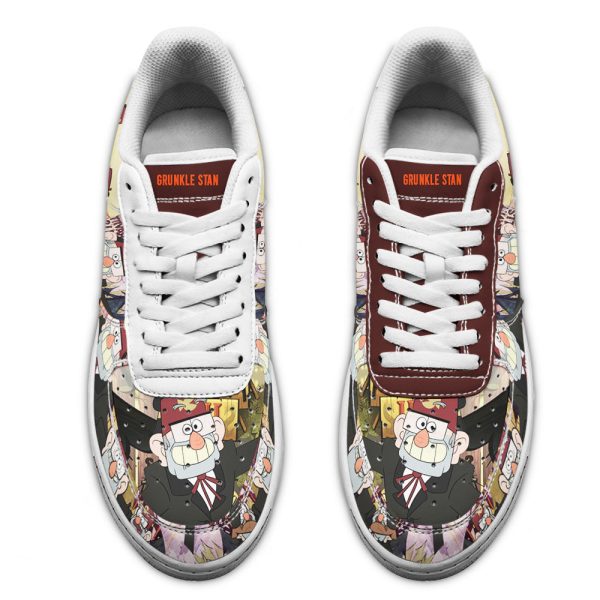 Grunkle Stan Gravity Falls Air Sneakers Custom Cartoon Shoes 3 - Perfectivy