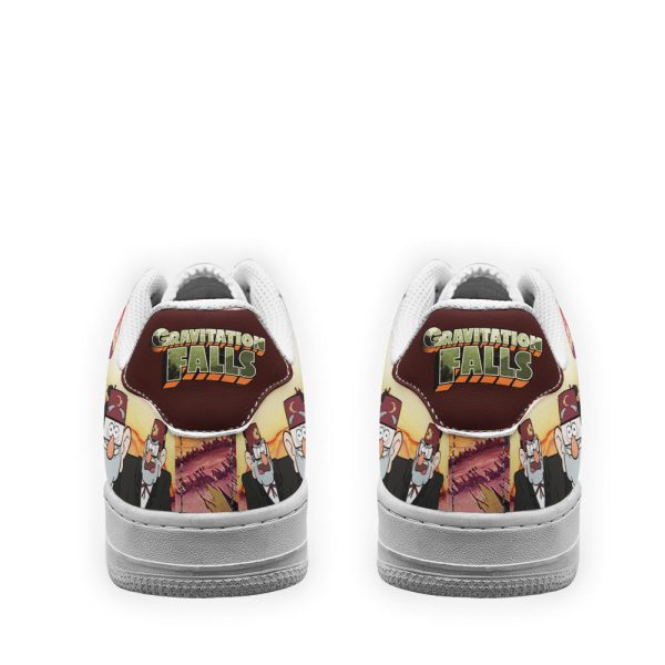 Grunkle Stan Gravity Falls Air Sneakers Custom Cartoon Shoes 4 - Perfectivy