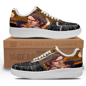 Han Solo Air Sneakers Custom Star Wars Shoes 2 - PerfectIvy