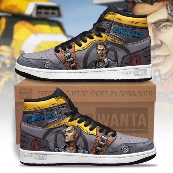 Handsome Jack Borderlands J1 Shoes Custom For Fans Sneakers Mn04 1 - Perfectivy