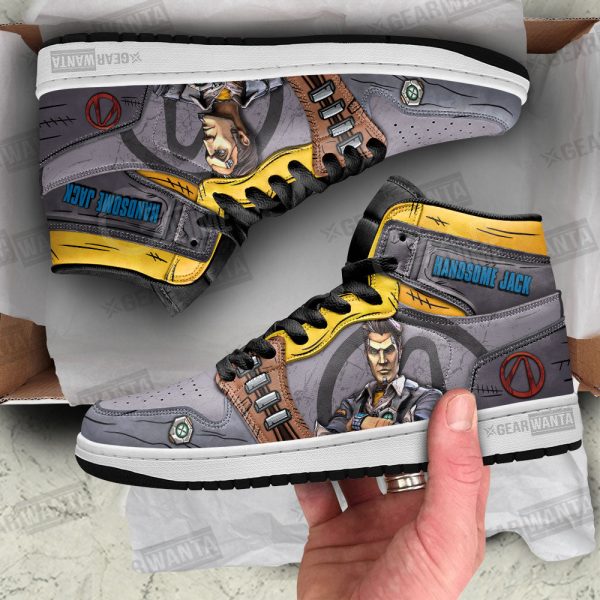 Handsome Jack Borderlands J1 Shoes Custom For Fans Sneakers Mn04 2 - Perfectivy