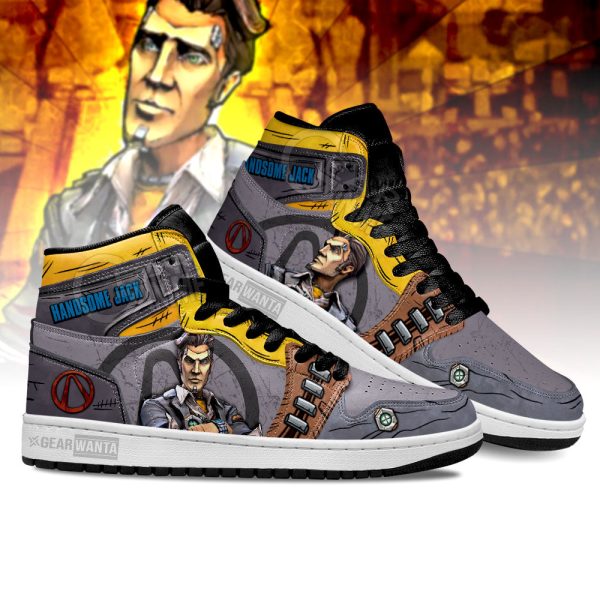 Handsome Jack Borderlands J1 Shoes Custom For Fans Sneakers Mn04 3 - Perfectivy