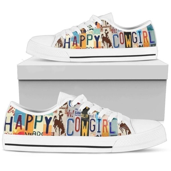 Happy Cowgirl Women'S Sneakers Style Nh08-Gearsnkrs