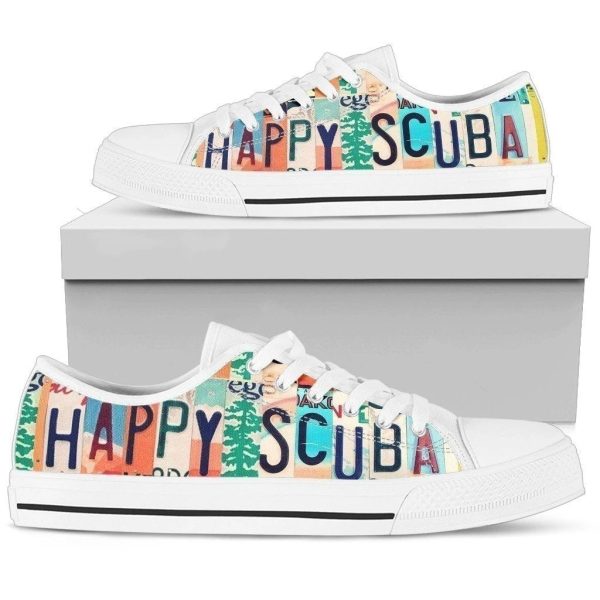 Happy Scuba Women'S Sneakers Scuba Diving Gift Nh08-Gearsnkrs