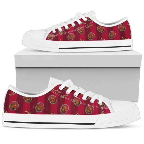 Harry Potter Gryffindor Low Top Shoes-Gearsnkrs