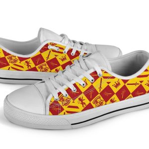 Harry Potter Gryffindor Shoes Custom Low Top Sneakers-Gearsnkrs