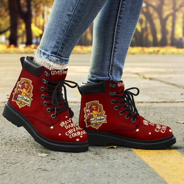 Harry Potter Gryffindor Timbs Boots Custom Shoes For Fan-Gearsnkrs