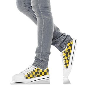 Harry Potter Hufflepuff Shoes Low Top Custom Pattern Movies Sneakers-Gearsnkrs