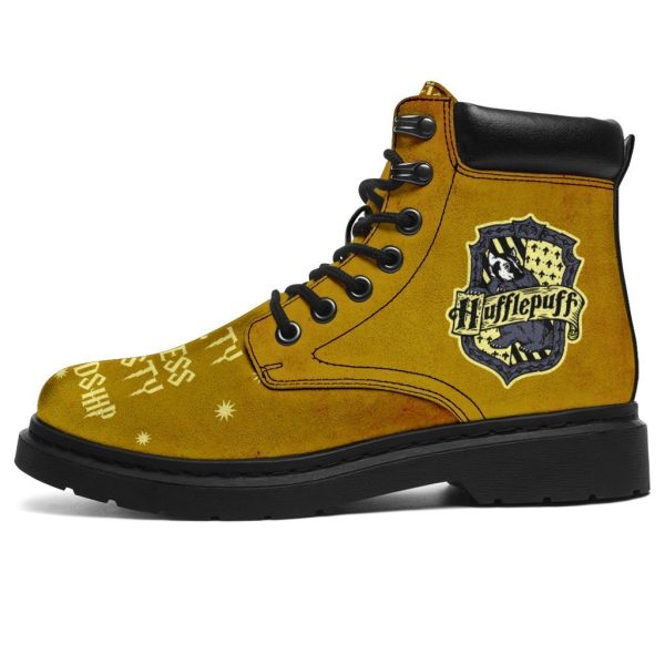 Harry Potter Hufflepuff Timbs Boots Custom Shoes For Fan-Gearsnkrs