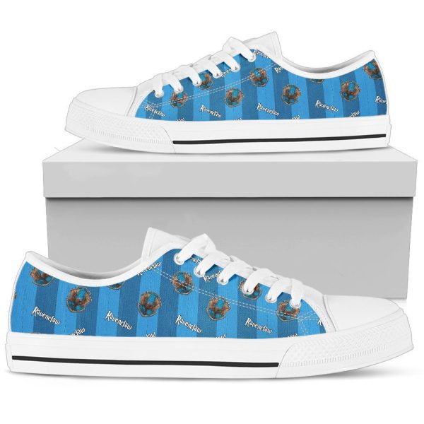 Harry Potter Ravenclaw Shoes Low Top Custom Pattern Sneakers-Gearsnkrs