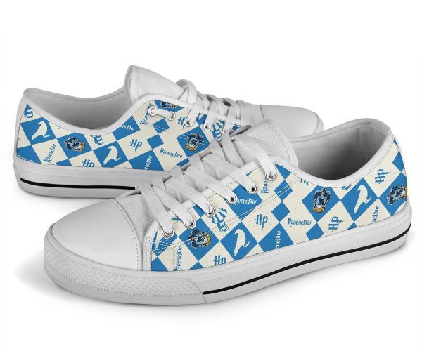 Harry Potter Ravenclaw Shoes Low Top Custom Symbol Sneakers-Gearsnkrs