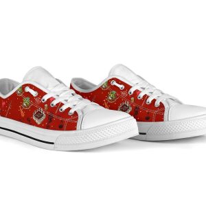 Harry Potter Shoes Low Top Red Custom Symbol Sneakers-Gearsnkrs