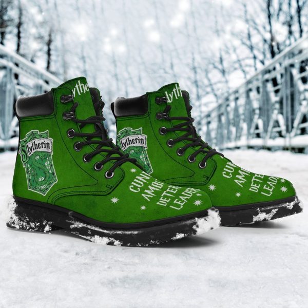 Harry Potter Slytherin Timbs Boots Custom Shoes For Fan-Gearsnkrs
