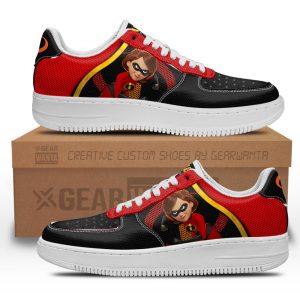 Helen Parr Elastigirl Air Sneakers Custom Incredible Family Cartoon Shoes 2 - PerfectIvy