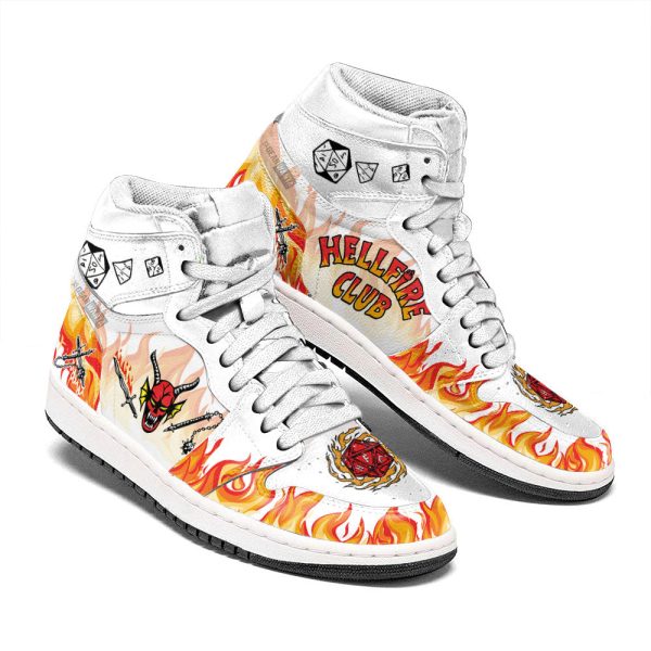 Hellfire Club J1 Shoes Custom Stranger Things Sneakers-Gearsnkrs