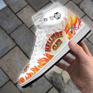 Hellfire Club J1 Shoes Custom Stranger Things Sneakers-Gearsnkrs