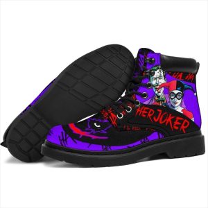 Her Joker Boots Shoes Amazing Couple Gift Idea-Gearsnkrs