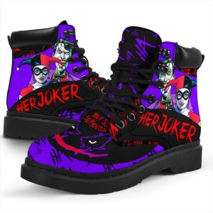 Her Joker Boots Shoes Amazing Couple Gift Idea-Gearsnkrs