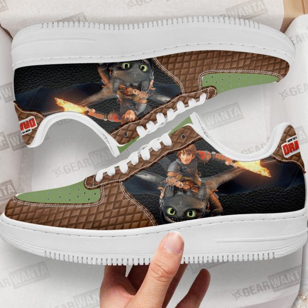 Hiccup Air Sneakers Custom How To Train Your Dragon Cartoon Shoes 1 - Perfectivy