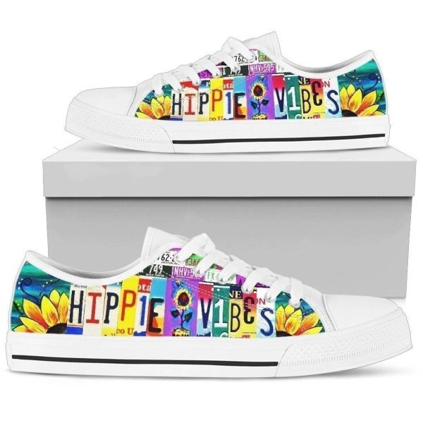 Hippie Vibes Men'S Sneakers Style Funny Gift Nh08-Gearsnkrs