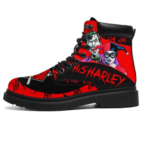 His Harley Boots Shoes Amazing Couple Gift Idea-Gearsnkrs