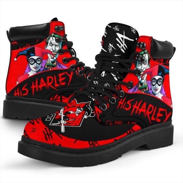 His Harley Boots Shoes Amazing Couple Gift Idea-Gearsnkrs