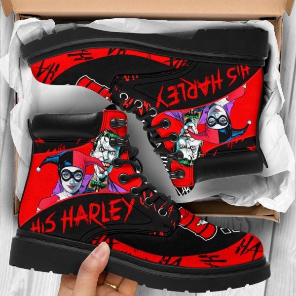 His Harley Boots Shoes Amazing Couple Gift Idea-Gearsnkrs