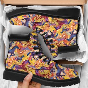 Horse Boots Animal Custom Shoes Funny For Horse Lover-Gearsnkrs