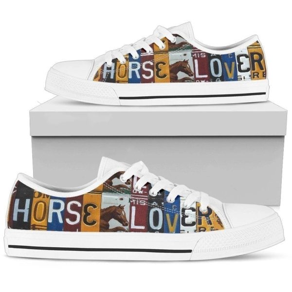 Horse Lover Low Top Shoes Style Gift Idea Nh08-Gearsnkrs