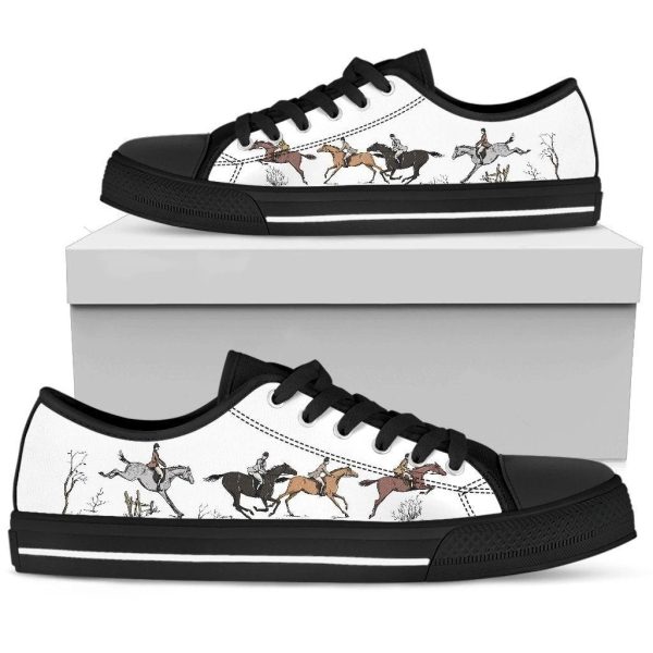 Horse Riding Women'S Low Top Shoes Gift Idea Nh09-Gearsnkrs