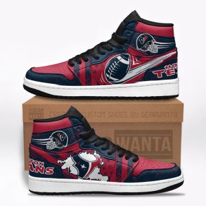Houston Texans Football Team J1 Shoes Custom For Fans Sneakers TT13 1 - PerfectIvy