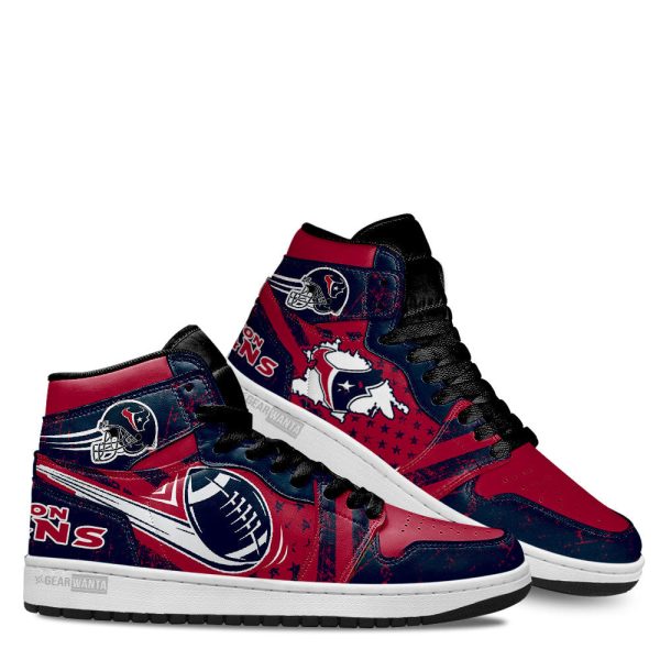 Houston Texans Football Team J1 Shoes Custom For Fans Sneakers Tt13 3 - Perfectivy