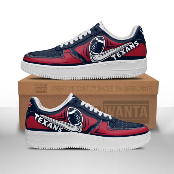 Houston Texans Air Shoes Custom Naf Sneakers For Fans-Gearsnkrs