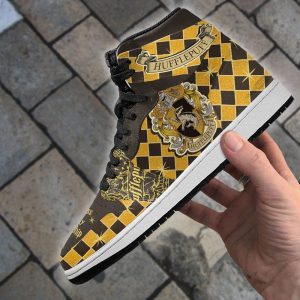 Hufflepuff J1 Shoes Custom Harry Potter Sneakers For Fans-Gearsnkrs