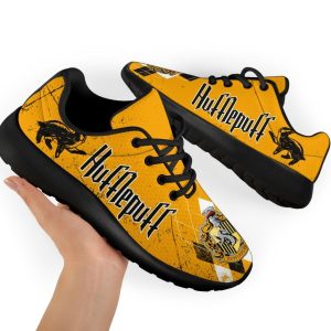 Hufflepuff Sneakers Harry Potters Fan Shoes Gift Idea-Gearsnkrs