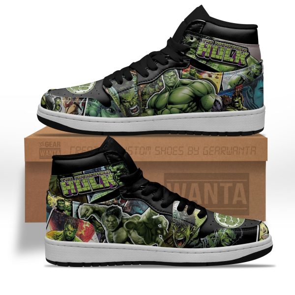 Hulk J1 Shoes Custom Super Heroes Sneakers-Gearsnkrs