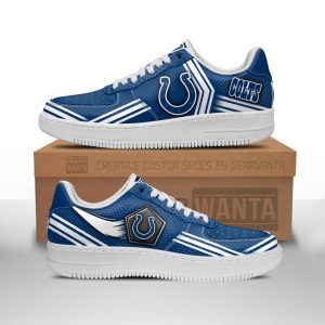 Indianapolis Colts Air Sneakers Custom Force Shoes For Fans-Gear Wanta