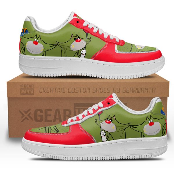 Jack Air Sneakers Custom Oggy And The Cockroaches Cartoon Shoes 2 - Perfectivy