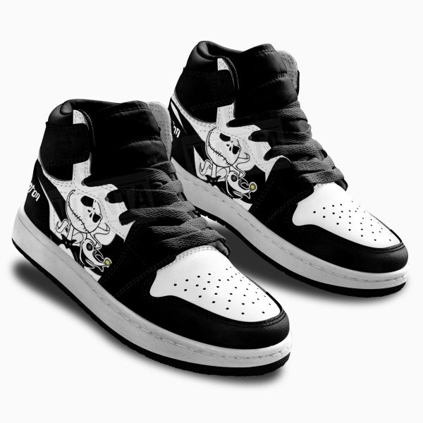 Jack Skellington Kid Sneakers Custom For Kids 2 - Perfectivy