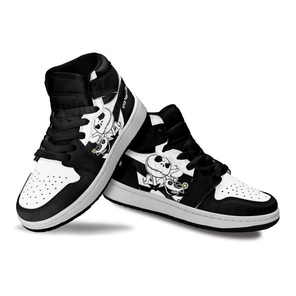 Jack Skellington Kid Sneakers Custom For Kids 3 - Perfectivy