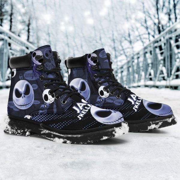 Jack Skellington Timbs Boots Custom Nightmare Before Christmas Shoes-Gearsnkrs