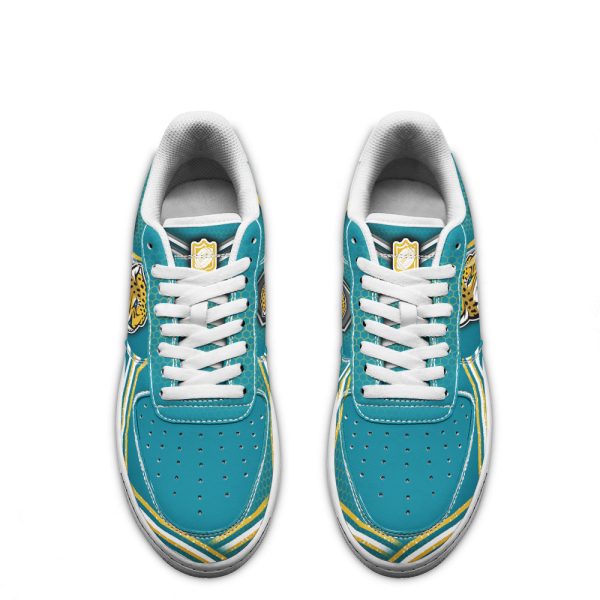 Jacksonville Jaguars Air Sneakers Custom Force Shoes For Fans-Gearsnkrs