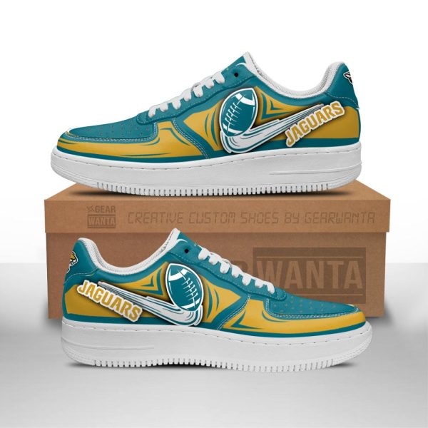 Jacksonville Jaguars Air Shoes Custom Naf Sneakers For Fans-Gearsnkrs