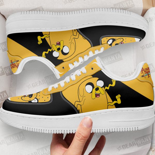 Jake The Dog Air Sneakers Custom Adventure Time Shoes 1 - Perfectivy