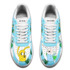 Jake And Finn Air Sneakers Custom Adventure Time Shoes 4 - Perfectivy