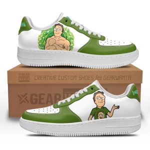 Jerry Smith Rick and Morty Custom Air Sneakers QD13 1 - PerfectIvy